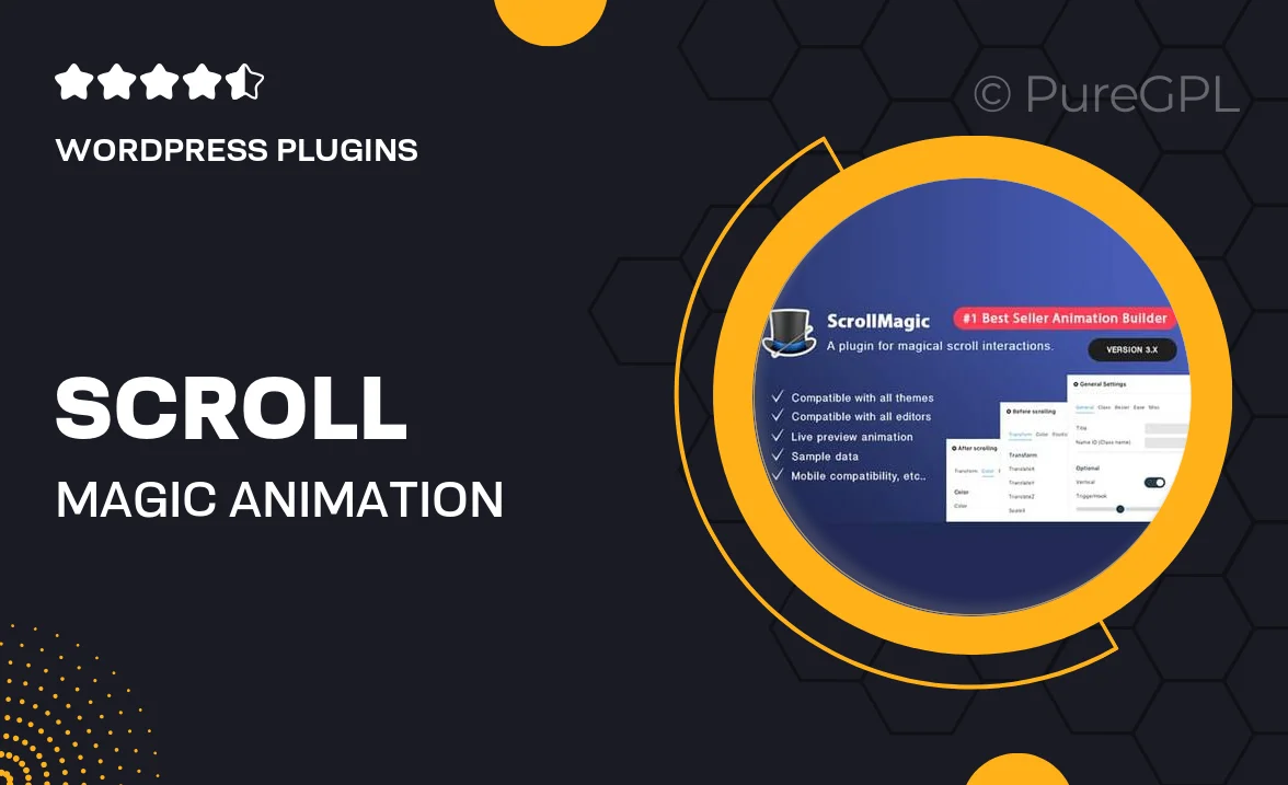 Scroll Magic – Animation Builder WordPress Plugin