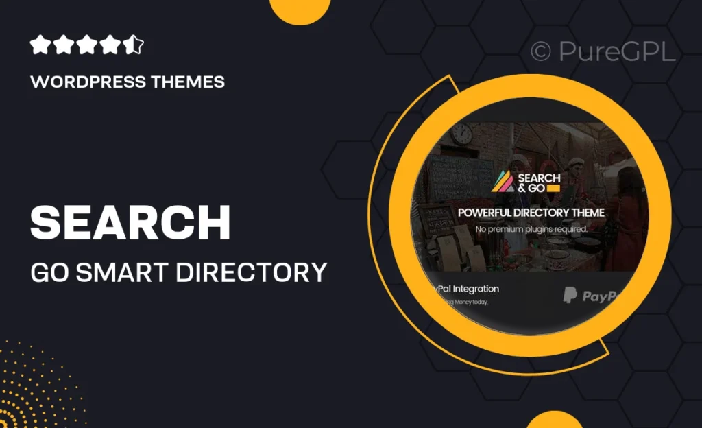 Search & Go – Smart Directory Theme