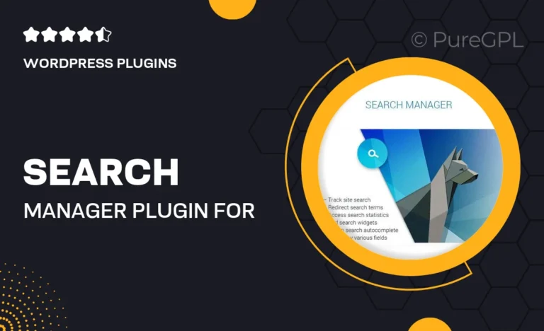search manager plugin for woocommerce and wordpress