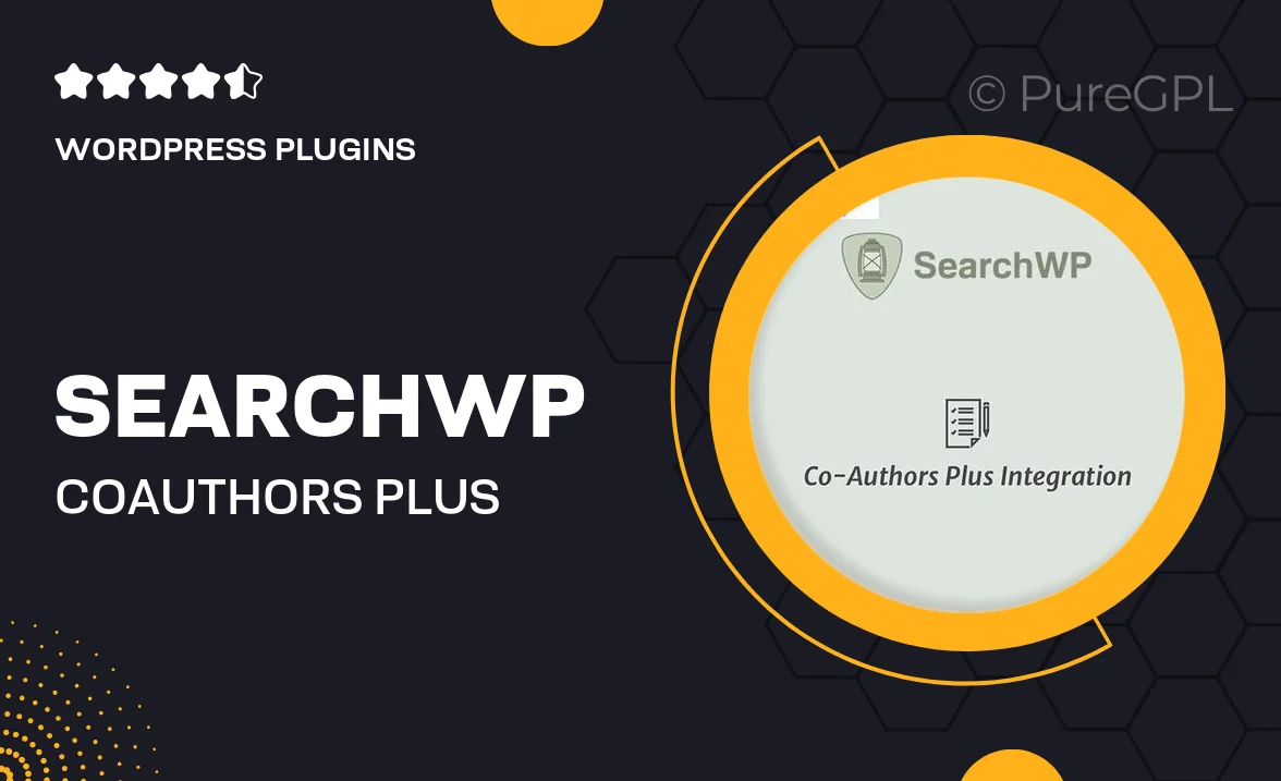 SearchWP Co-Authors Plus Integration