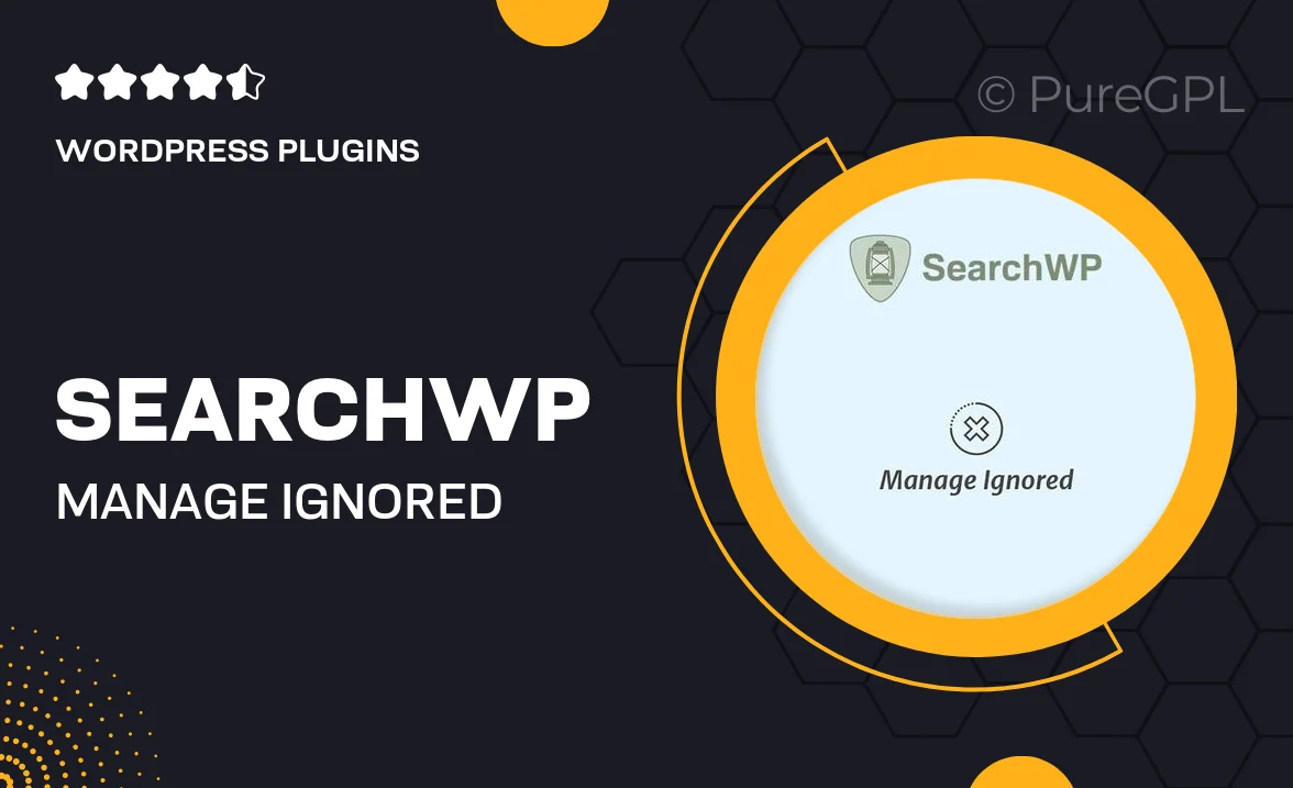 SearchWP Manage Ignored