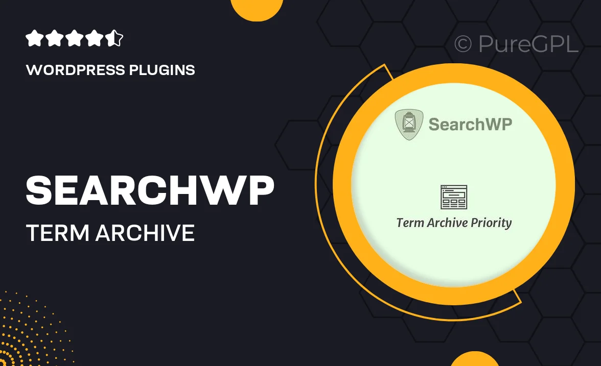 SearchWP Term Archive Priority