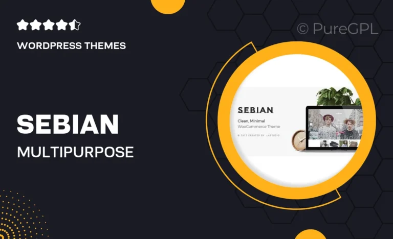 sebian multi purpose wordpress woocommerce theme