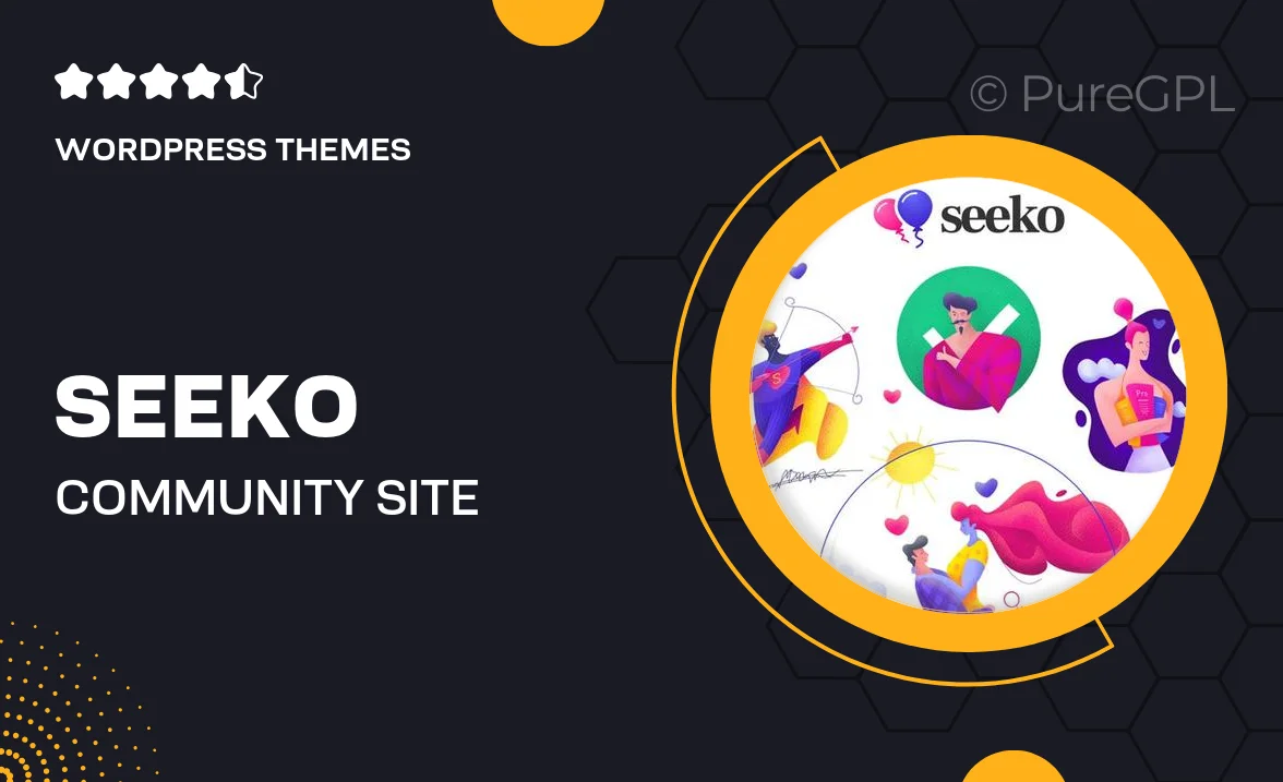 Seeko – Community Site Builder with BuddyPress SuperPowers