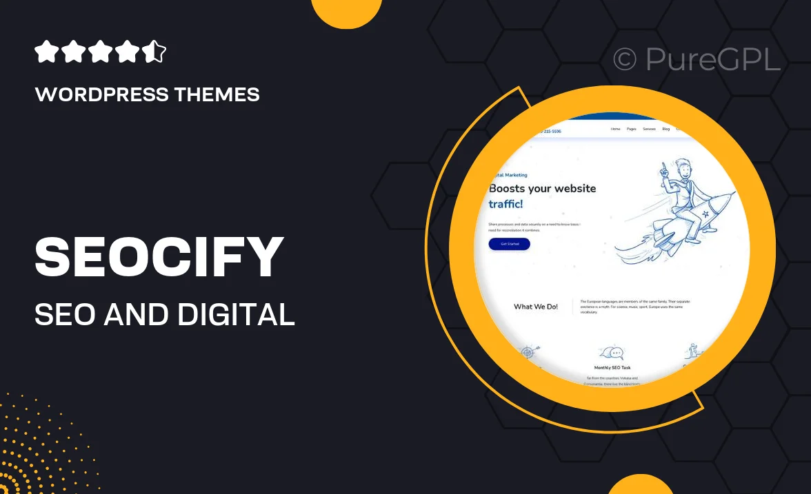 Seocify – SEO And Digital Marketing Agency WordPress Theme