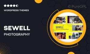 Sewell – Photography WordPress Theme