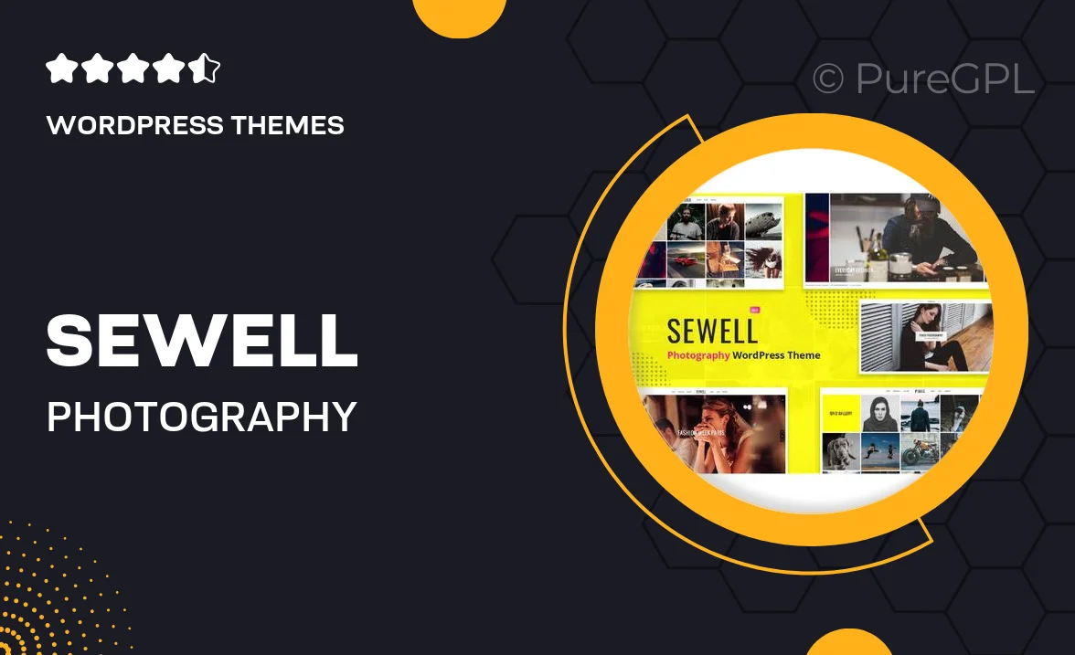 Sewell – Photography WordPress Theme