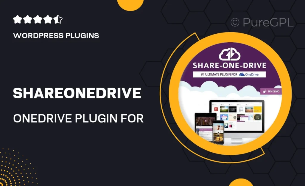 Share-one-Drive | OneDrive plugin for WordPress feature image