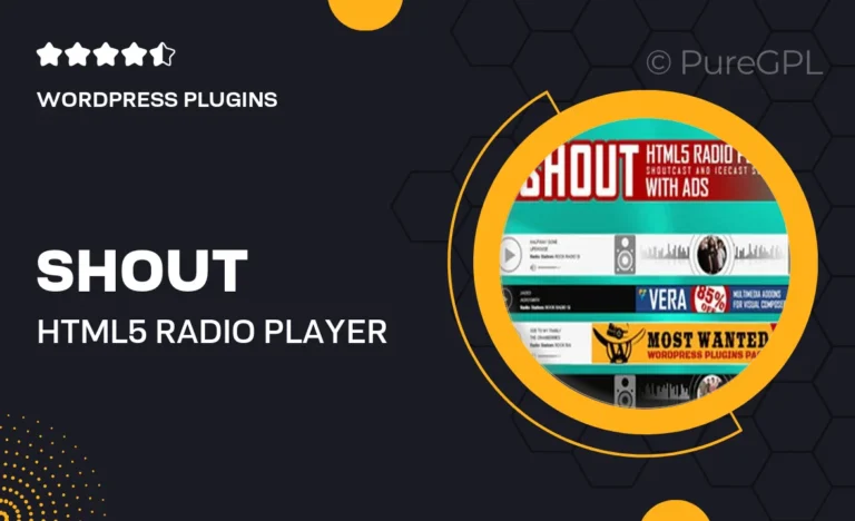 shout html5 radio player with ads shoutcast and icecast support wordpress plugin