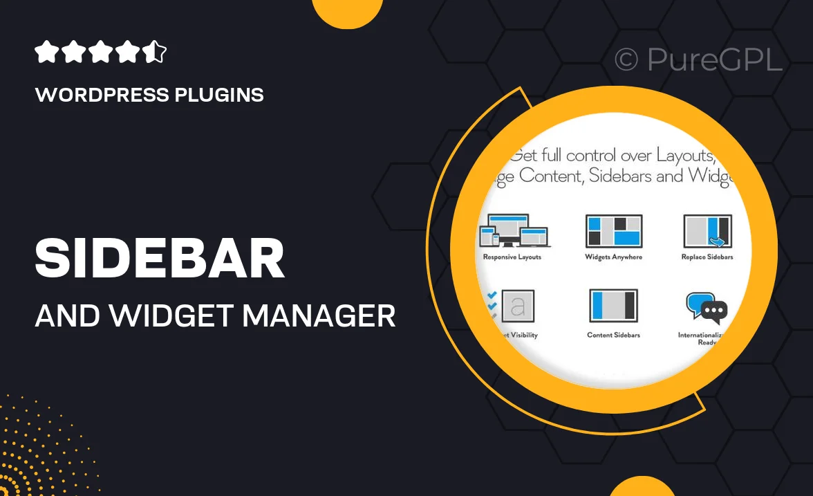 Sidebar And Widget Manager for WordPress