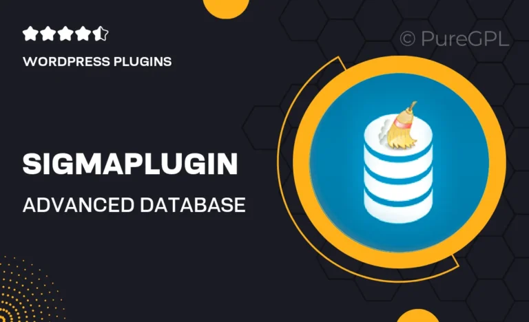 sigmaplugin advanced database cleaner pro