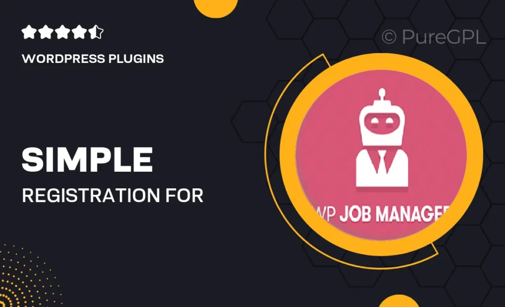 Simple Registration for WooCommerce