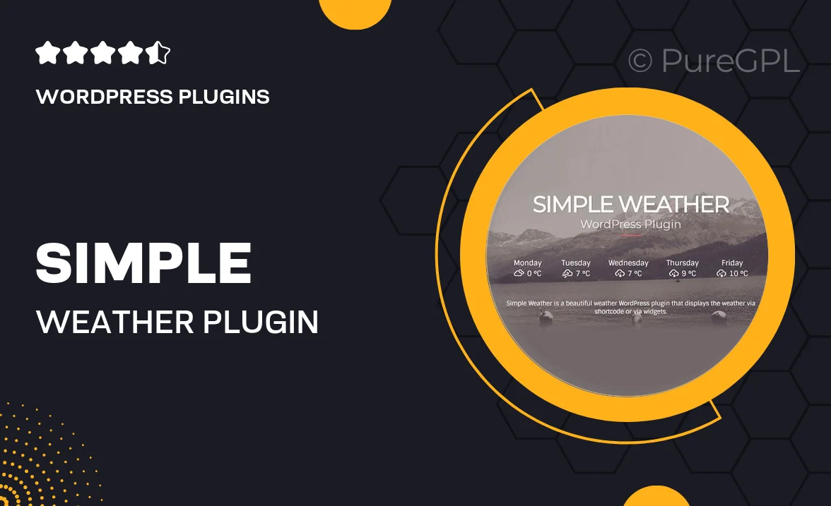 Simple Weather Plugin