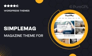 SimpleMag – Magazine theme for creative stuff