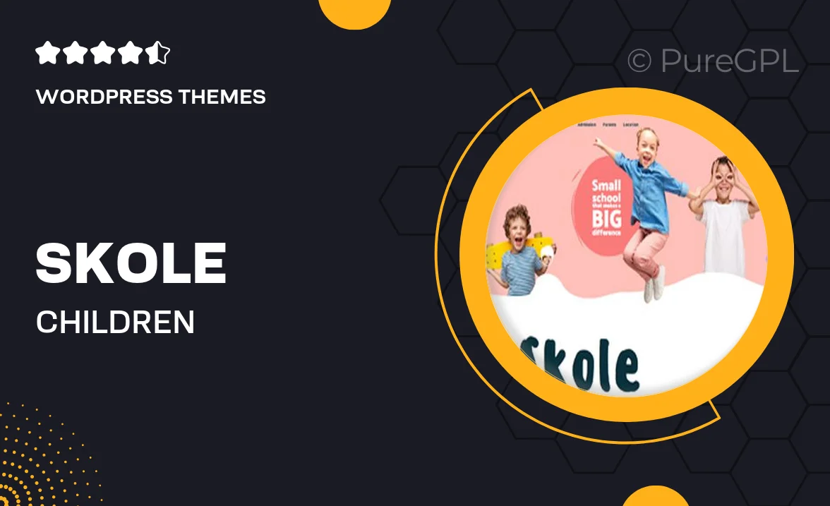 Skole – Children Kindergarten WordPress Theme