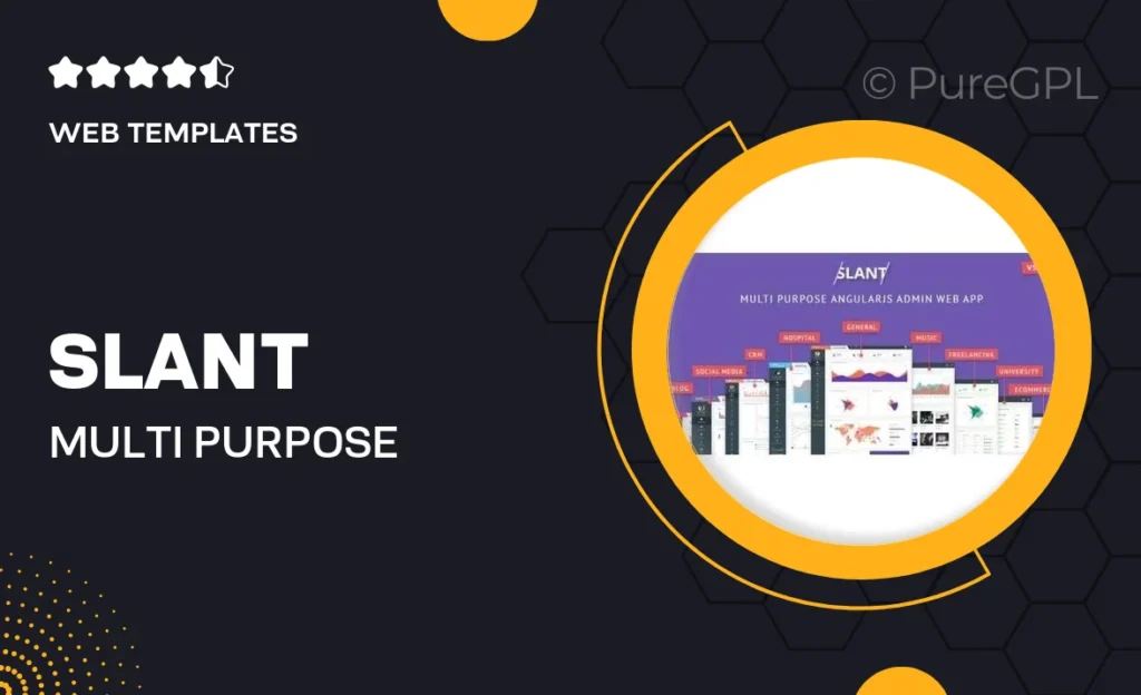 Slant – Multi Purpose AngularJS Admin Web App with Bootstrap 51 Slant – Multi Purpose AngularJS Admin Web App with Bootstrap