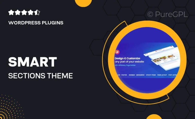 smart sections theme builder wpbakery page builder addon