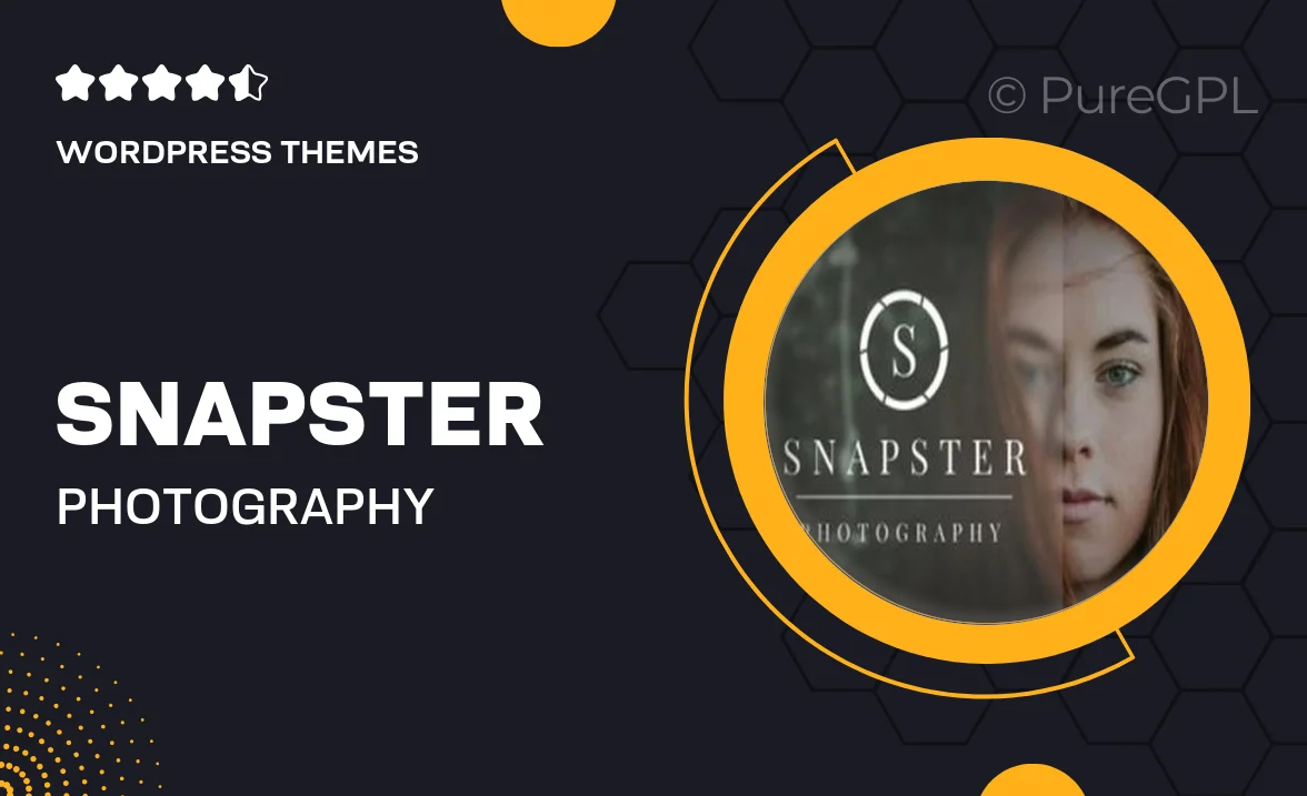 Snapster – Photography WordPress Theme