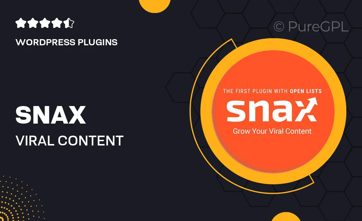 Snax – Viral Content Builder