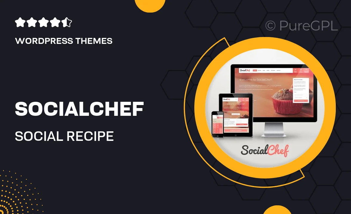 SocialChef – Social Recipe WordPress Theme