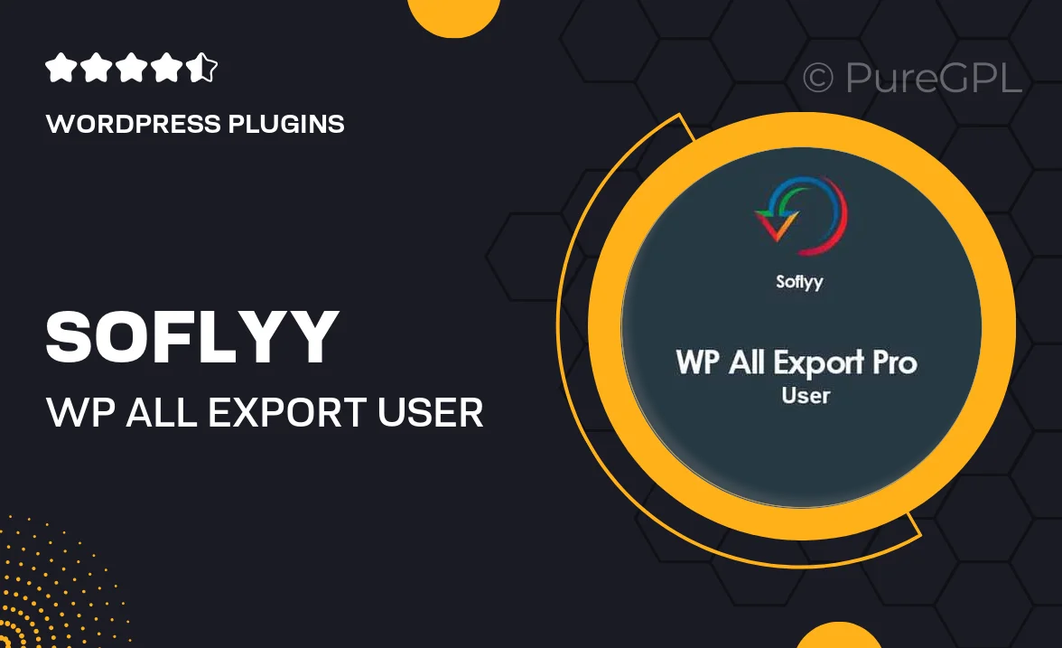 Soflyy WP All Export User Add-On Pro