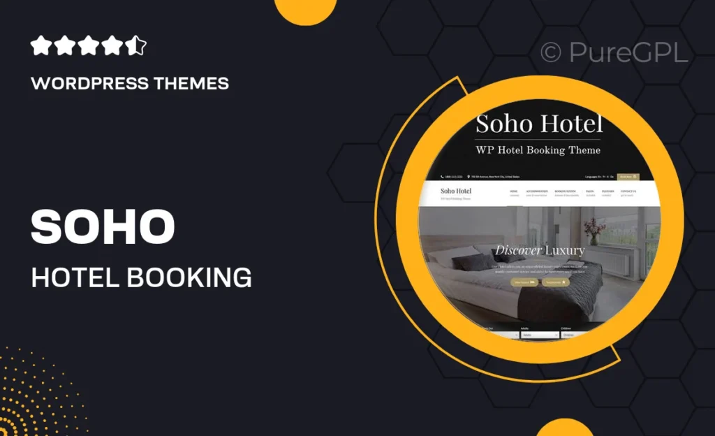 Soho Hotel Booking Calendar