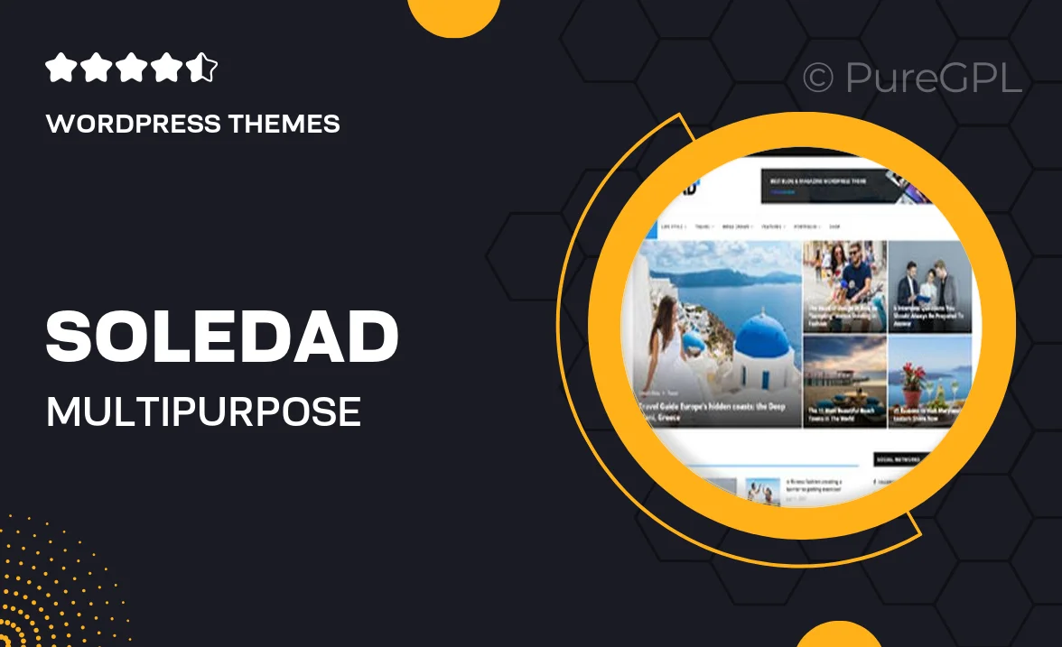 Soledad – Multipurpose, Newspaper, Blog & WooCommerce WordPress Theme