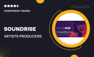 SoundRise – Artists, Producers and Record Labels WordPress Theme