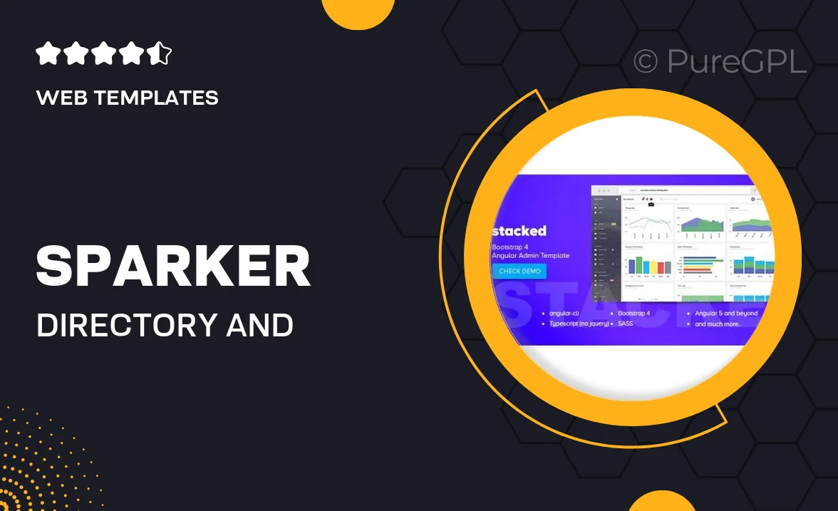 Sparker – Directory and Listings Template