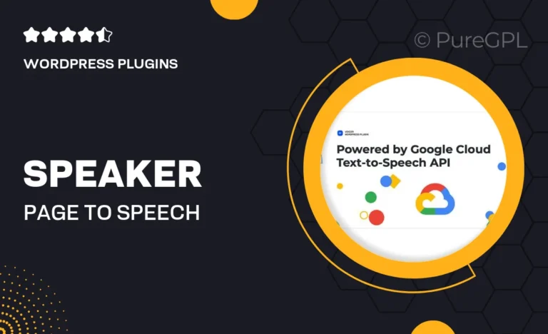 speaker page to speech plugin for wordpress