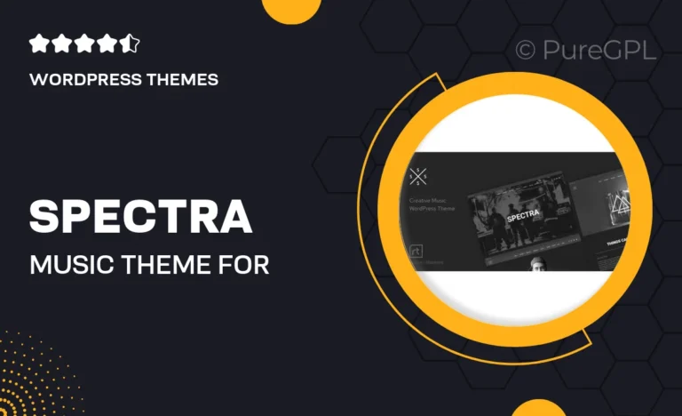 spectra music theme for wordpress