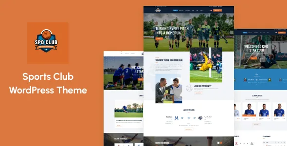 spoclub sports club wordpress theme 1