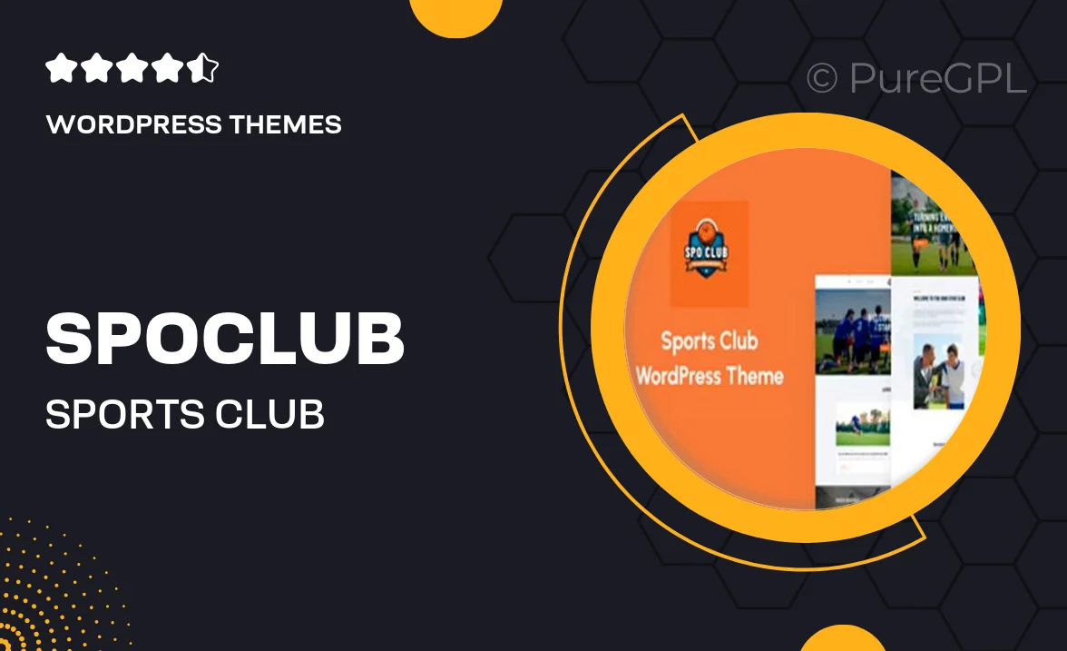 SpoClub – Sports Club WordPress Theme