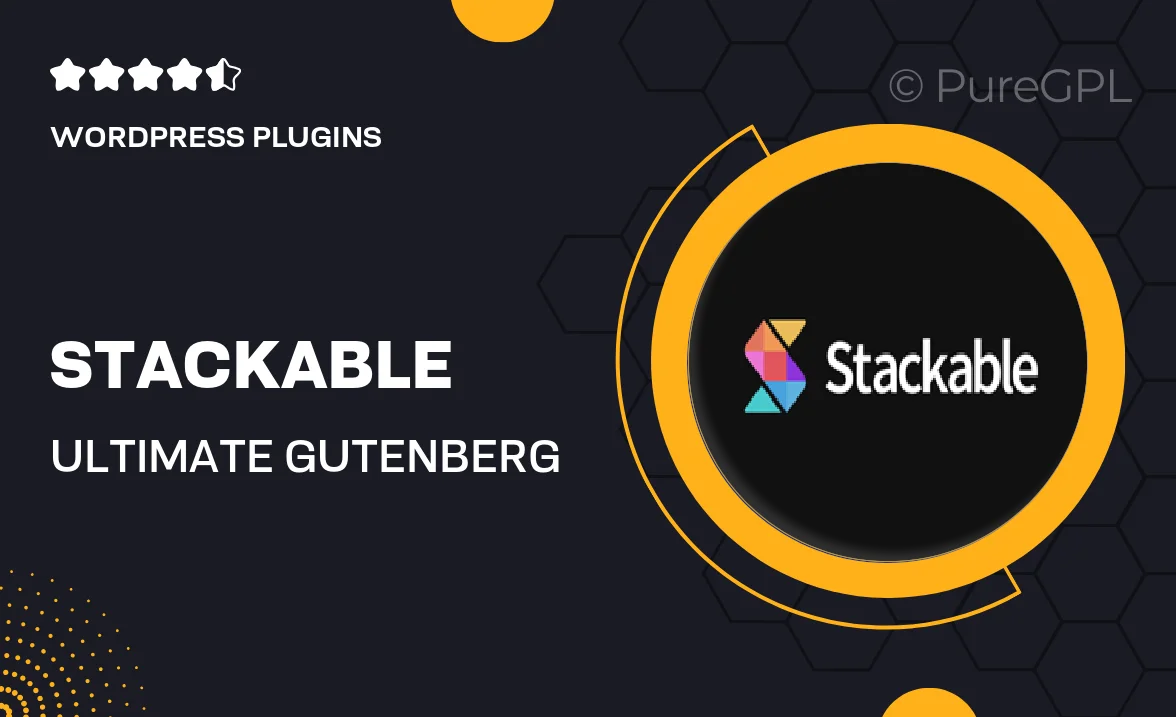 Stackable – Ultimate Gutenberg Blocks for WordPress