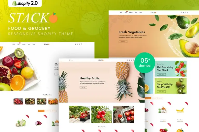 stacko organic food grocery shopify theme 1