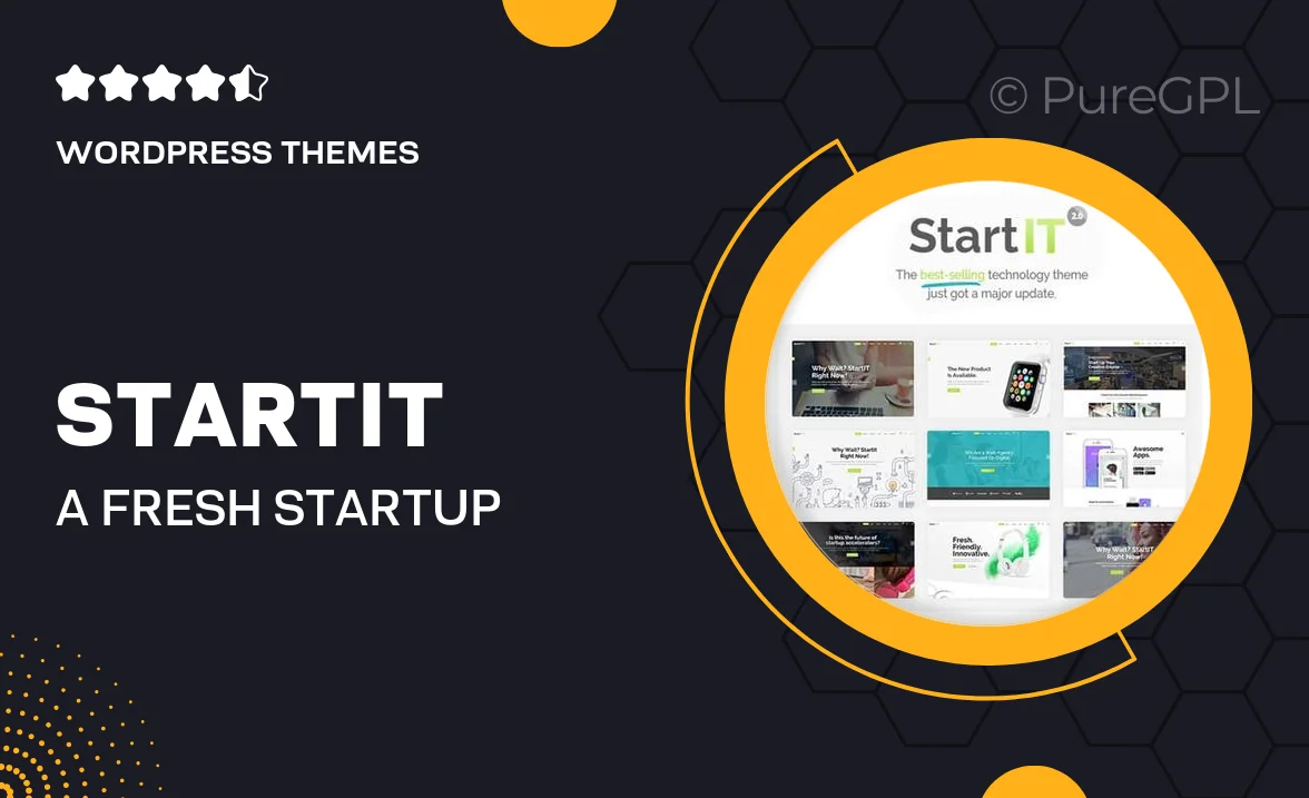 Startit – A Fresh Startup Business Theme