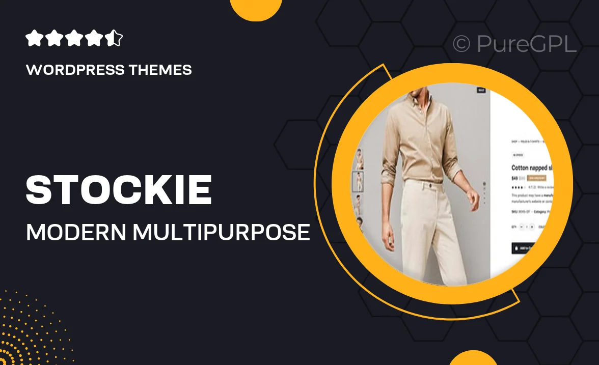 Stockie – Modern Multi-Purpose WooCommerce Theme