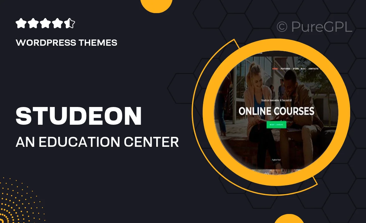 Studeon | An Education Center & Training Courses WordPress Theme