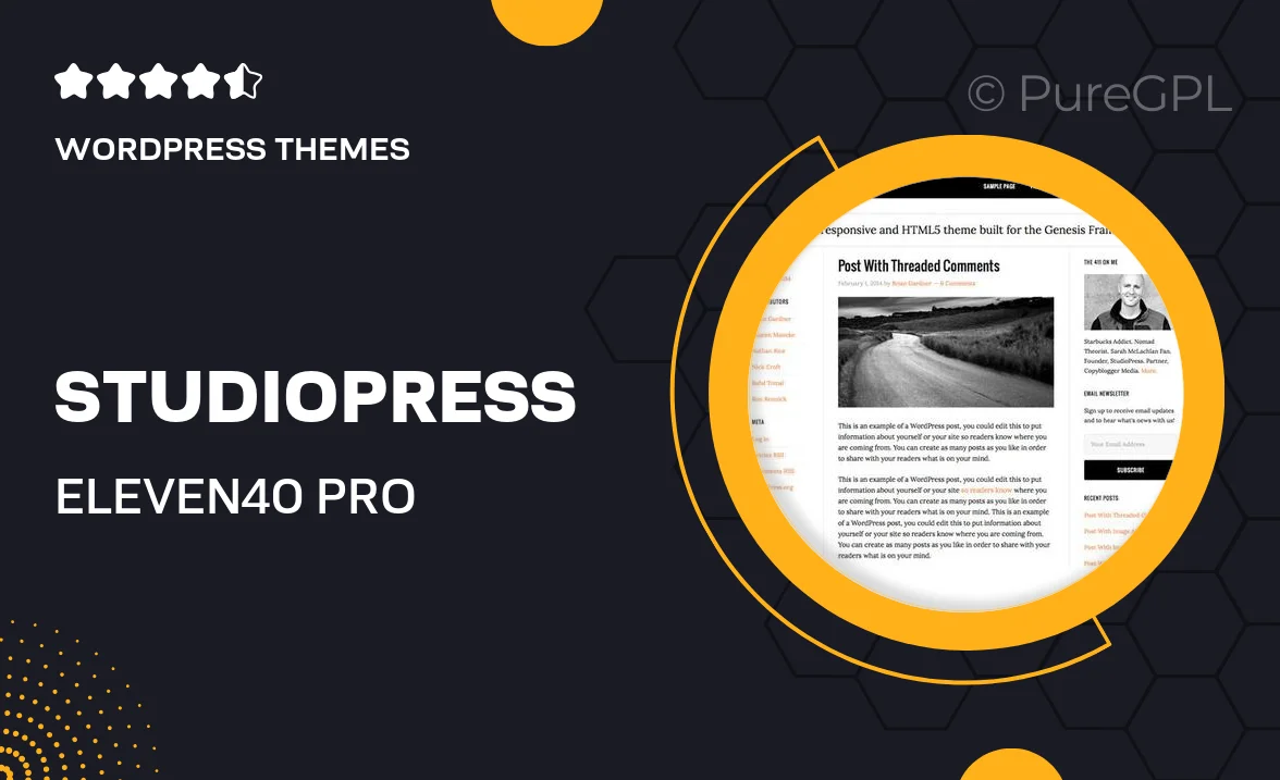 StudioPress eleven40 Pro Genesis WordPress Theme