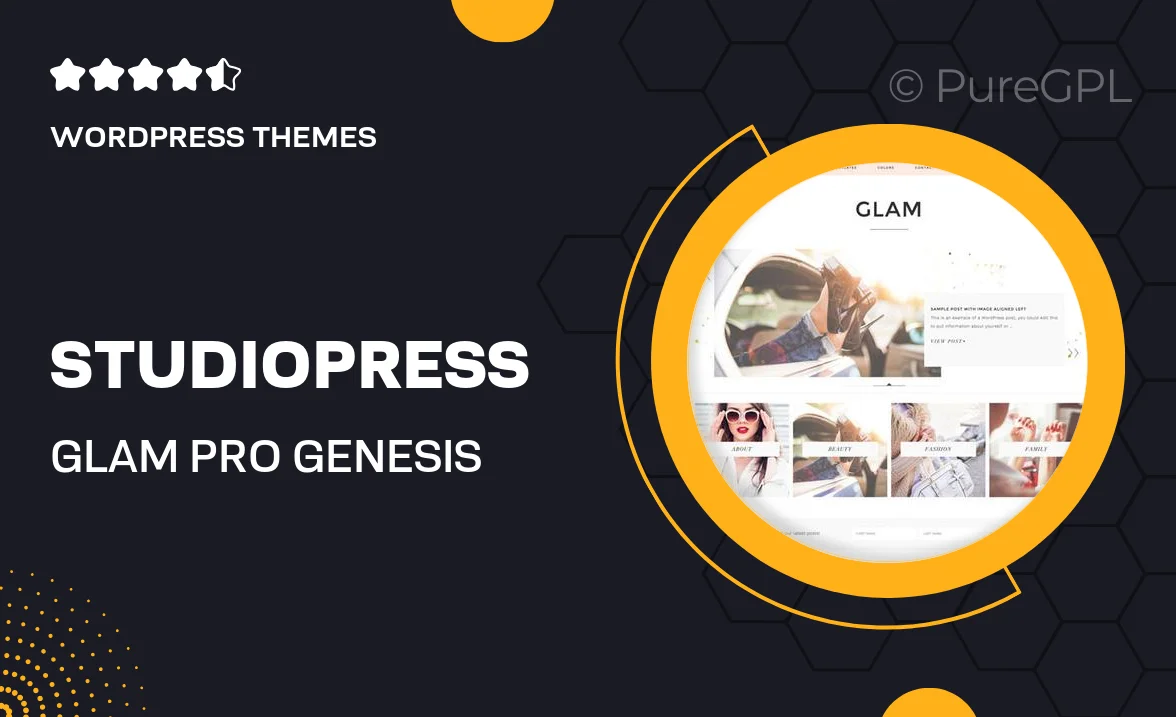 StudioPress Glam Pro Genesis WordPress Theme