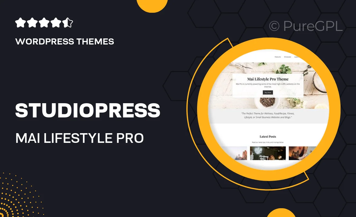 StudioPress Mai Lifestyle Pro Genesis WordPress Theme