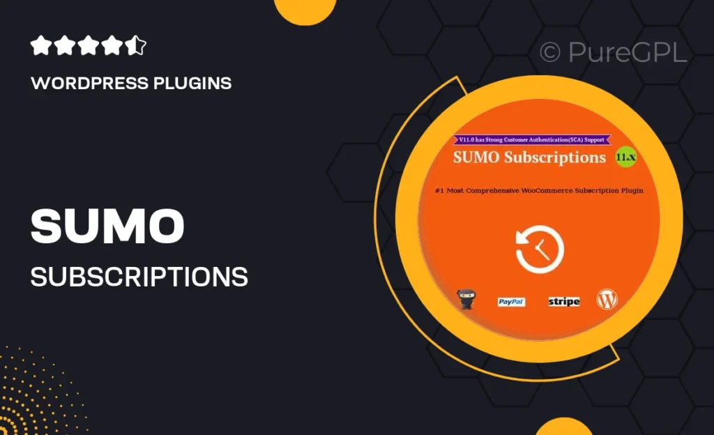 SUMO Subscriptions – WooCommerce Subscription System feature image