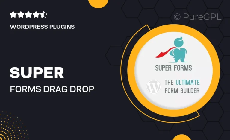 super forms drag drop form builder