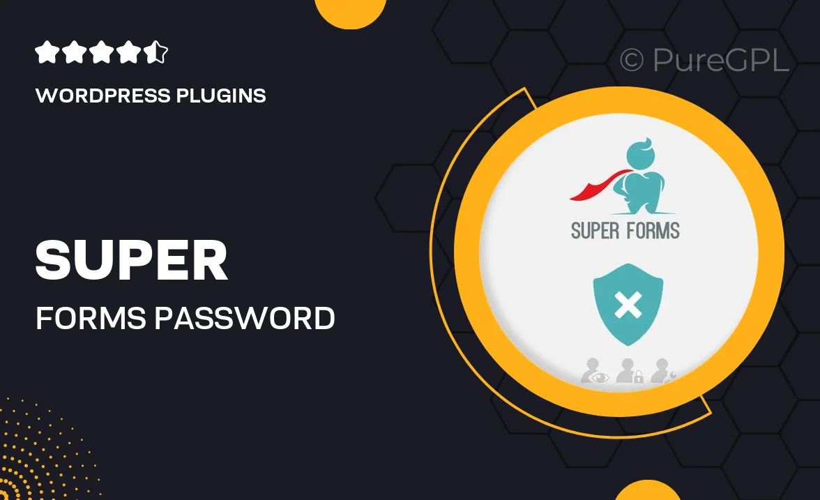 Super Forms – Password Protect & User Lockout & Hide