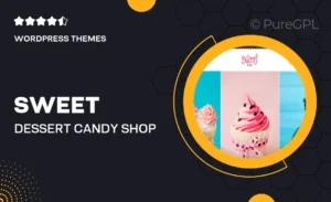 Sweet Dessert | Candy Shop & Cafe WordPress Theme