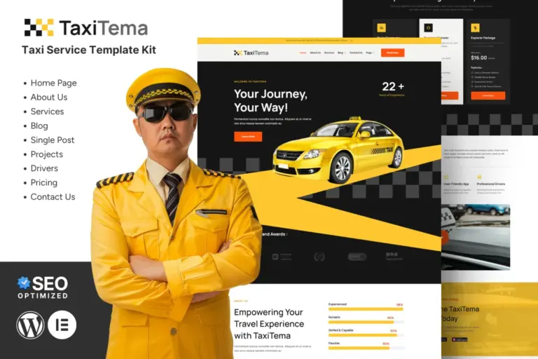 taxitema taxi drivers business template kit 1