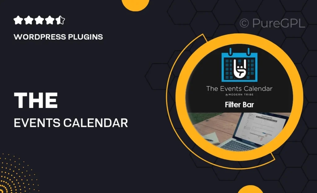 The Events Calendar Filter Bar feature image