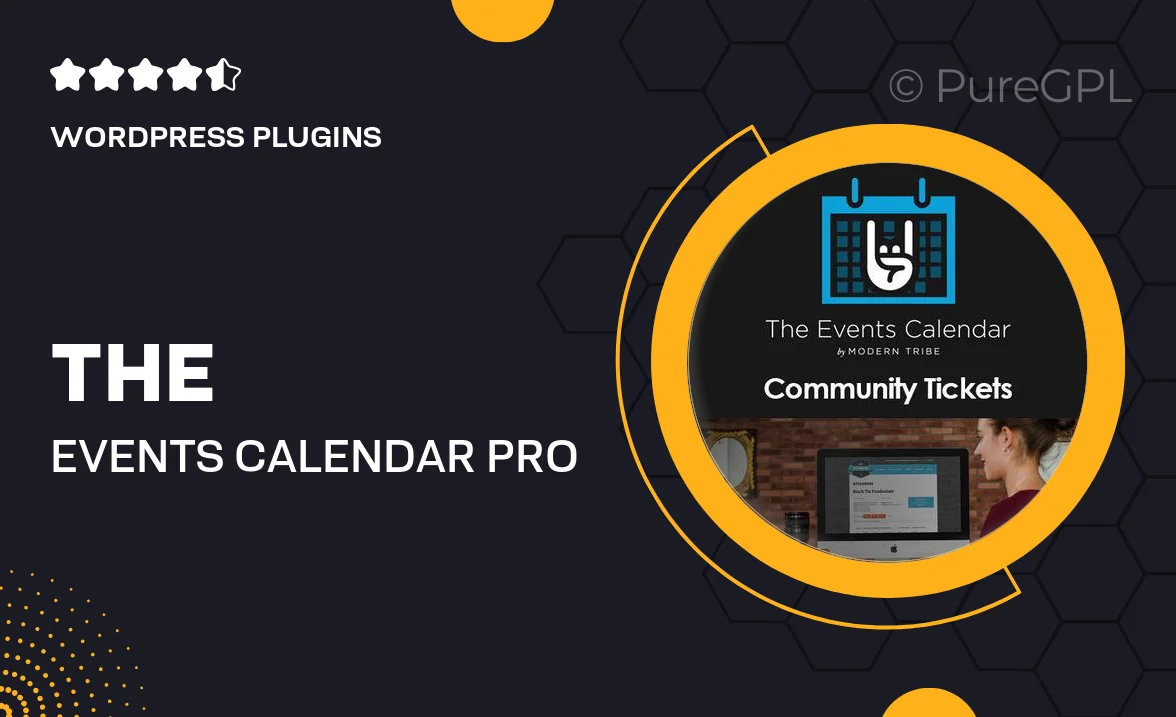 The Events Calendar Pro Community Tickets Addon