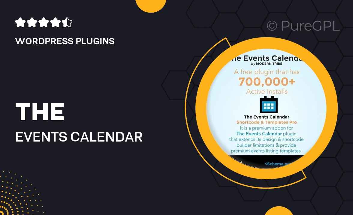 The Events Calendar Shortcode and Templates Pro – WordPress Plugin