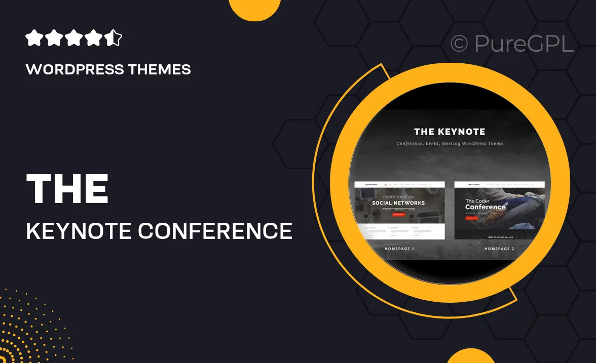 The Keynote – Conference / Event / Meeting WordPress Theme